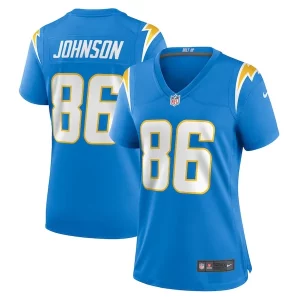 Top notch Cornelius Johnson Los Angeles Chargers Nike Women's Game Jersey - Powder Blue