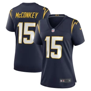 Superb Ladd McConkey Los Angeles Chargers Nike Women's Alternate Game Jersey - Navy