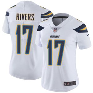 Superb Chargers #17 Philip Rivers White Women's Stitched NFL Vapor Untouchable Limited Jersey